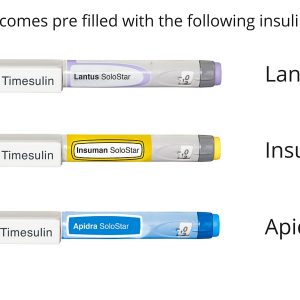 Solostar comes pre filled with the following insulin types