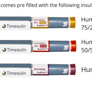 KwikPen comes prefilled with the following insulin types